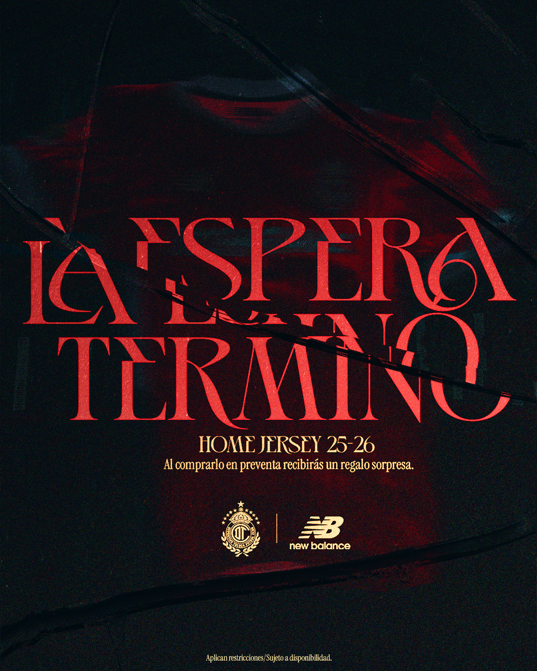Preventa Jersey Local Jugador 25/26 - Hombre