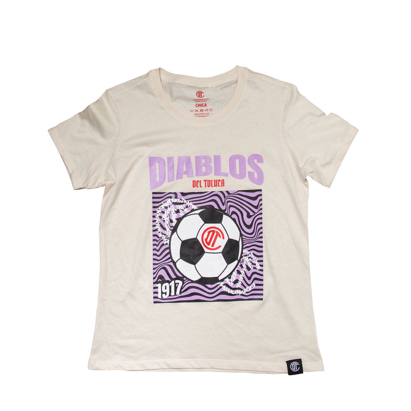 Playera Beige Diablos 1917 - Dama