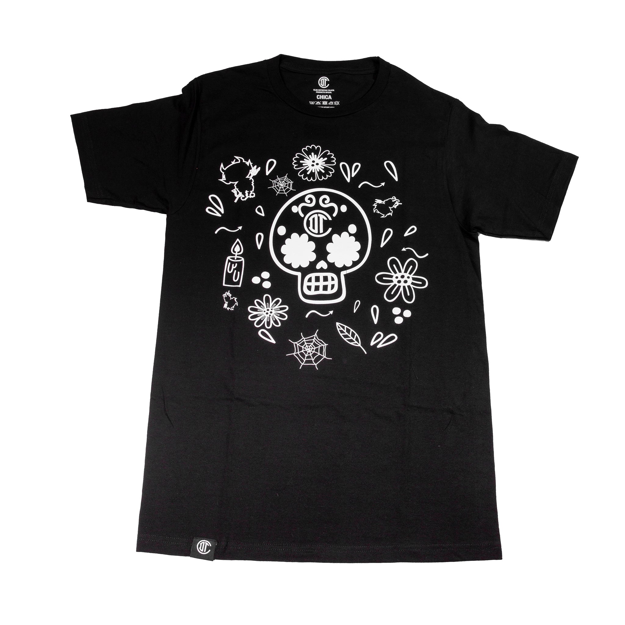 Playera Día de Muertos Negra Hombre