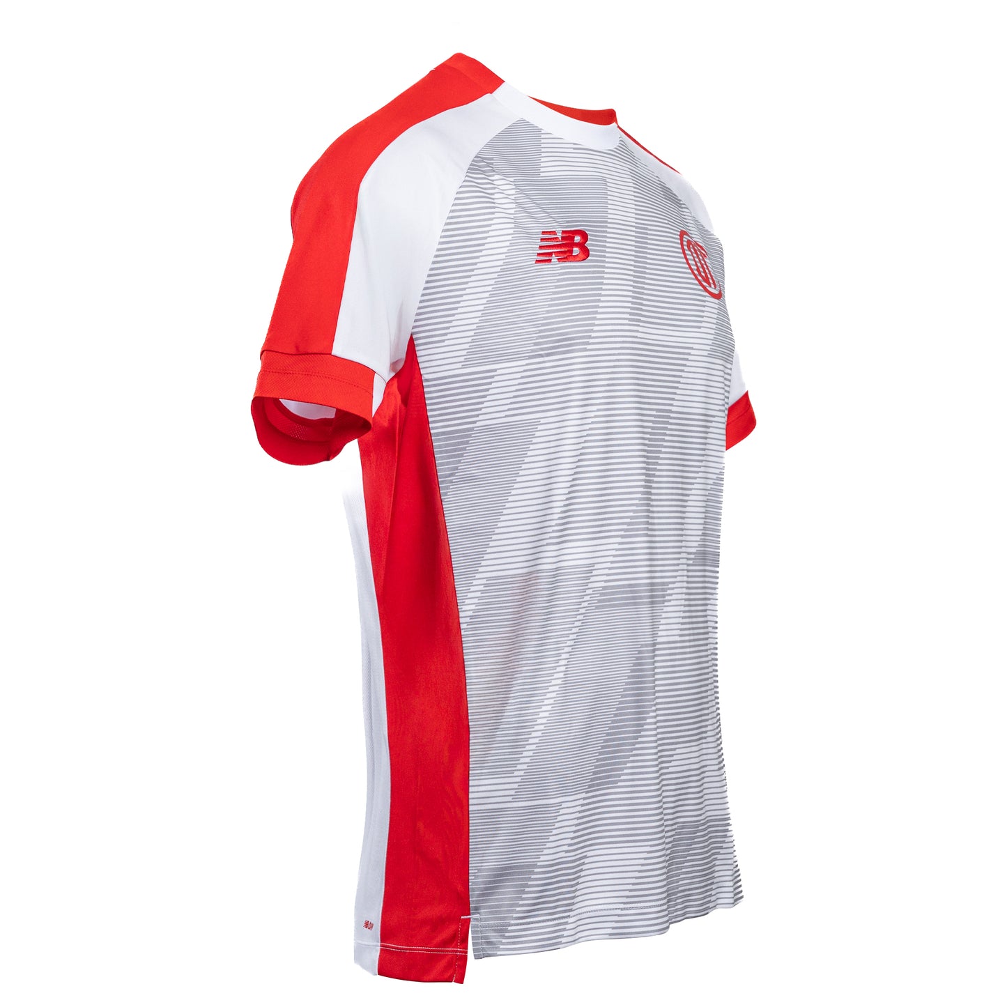 Playera de Entrenamiento Blanca y Roja 26/27