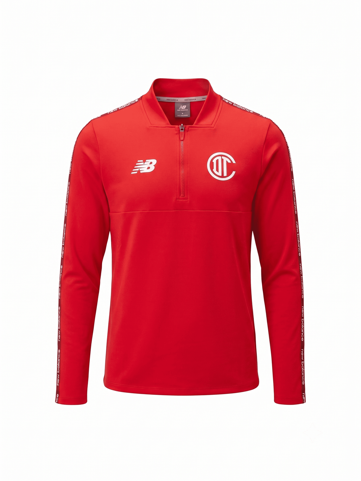 Sudadera Zipper 1/4 Roja 26/27 - Hombre