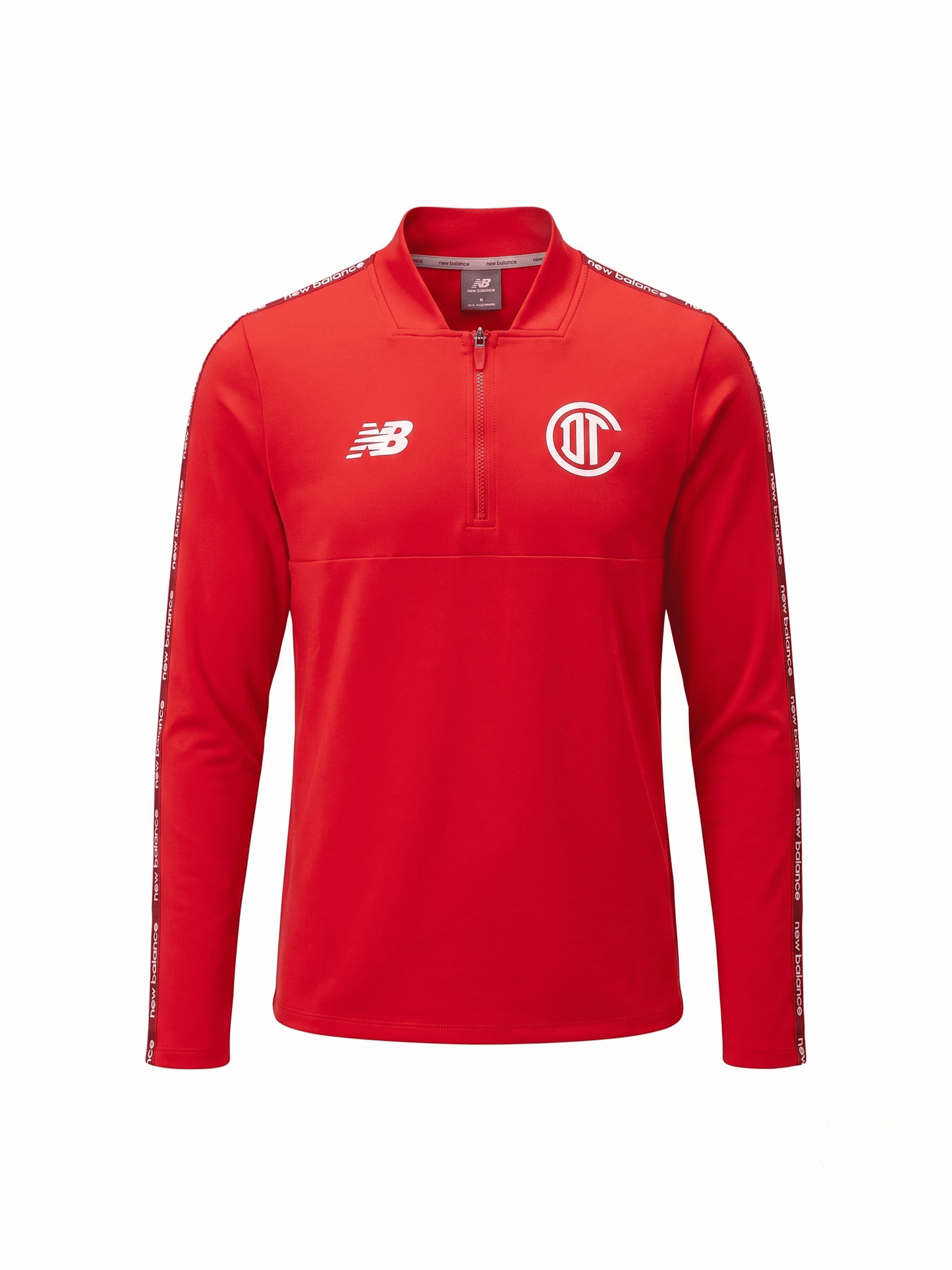 Sudadera Zipper 1/4 Roja 26/27 - Hombre