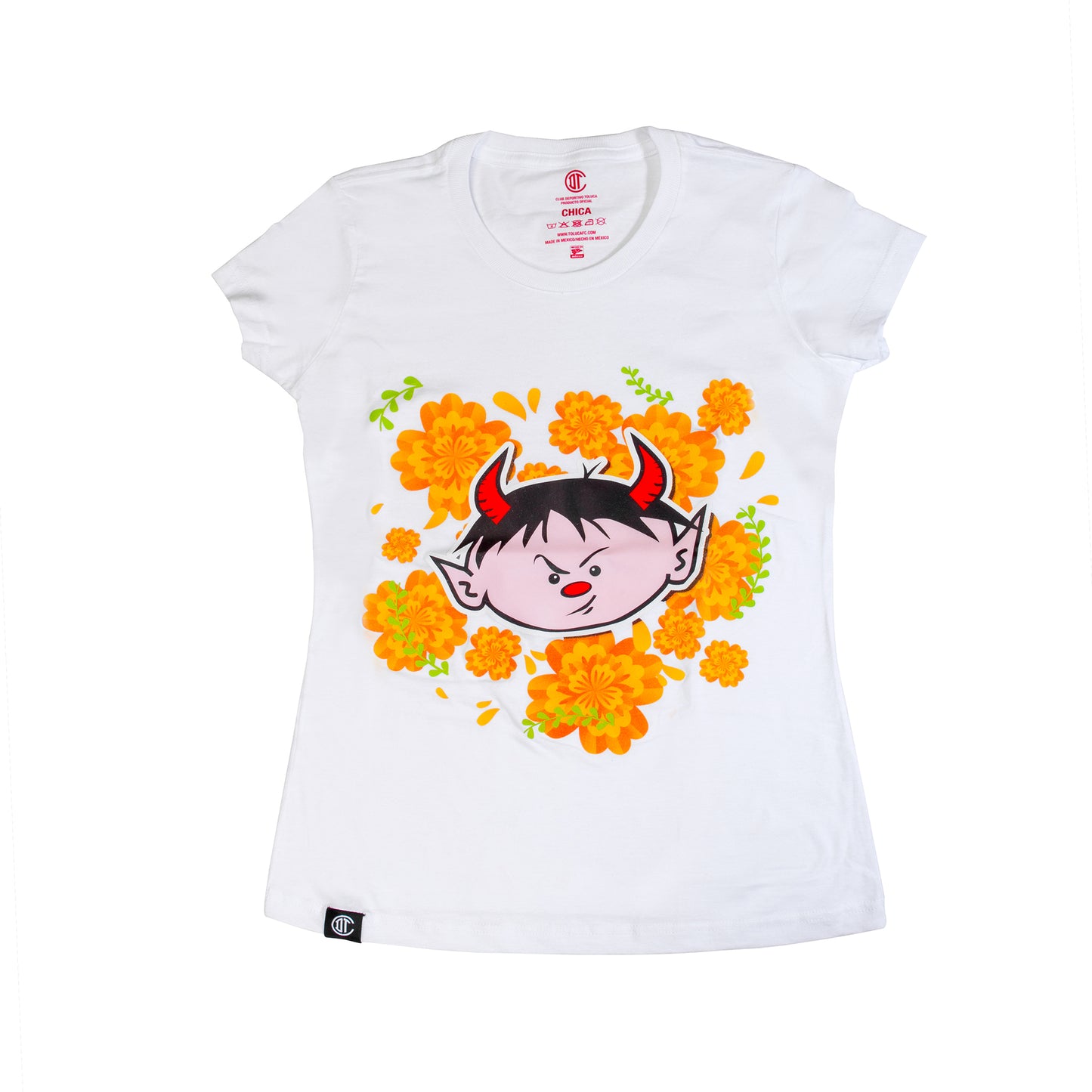 Playera Día de Muertos Blanca - Dama