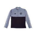 Sudadera Gris y Negro Zipper 1/4 - Dama