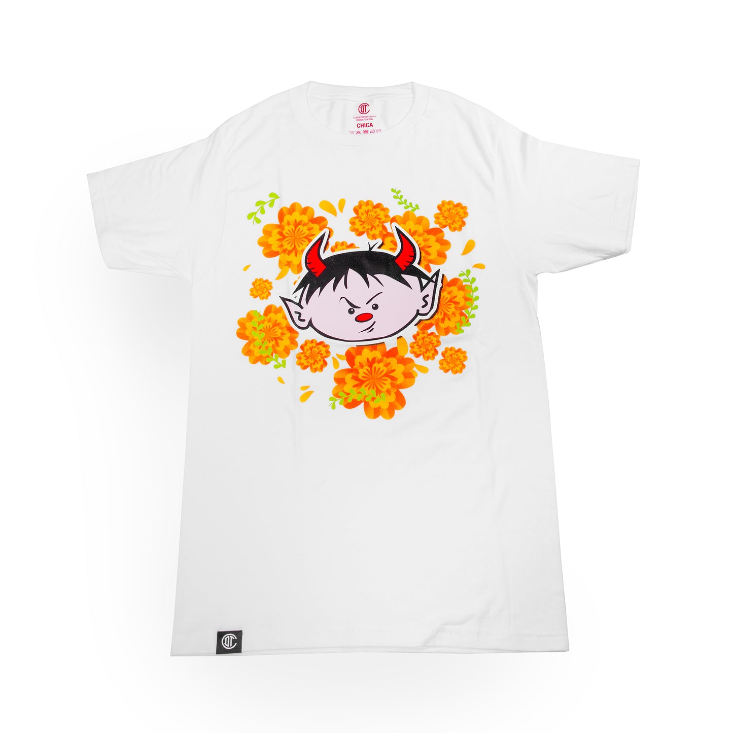 Playera Día de Muertos Blanca - Hombre