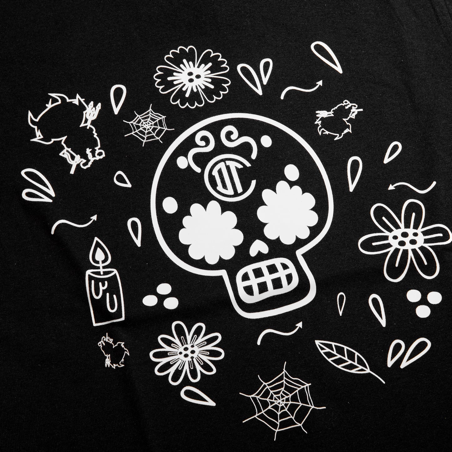 Playera Día de Muertos Negra - Hombre