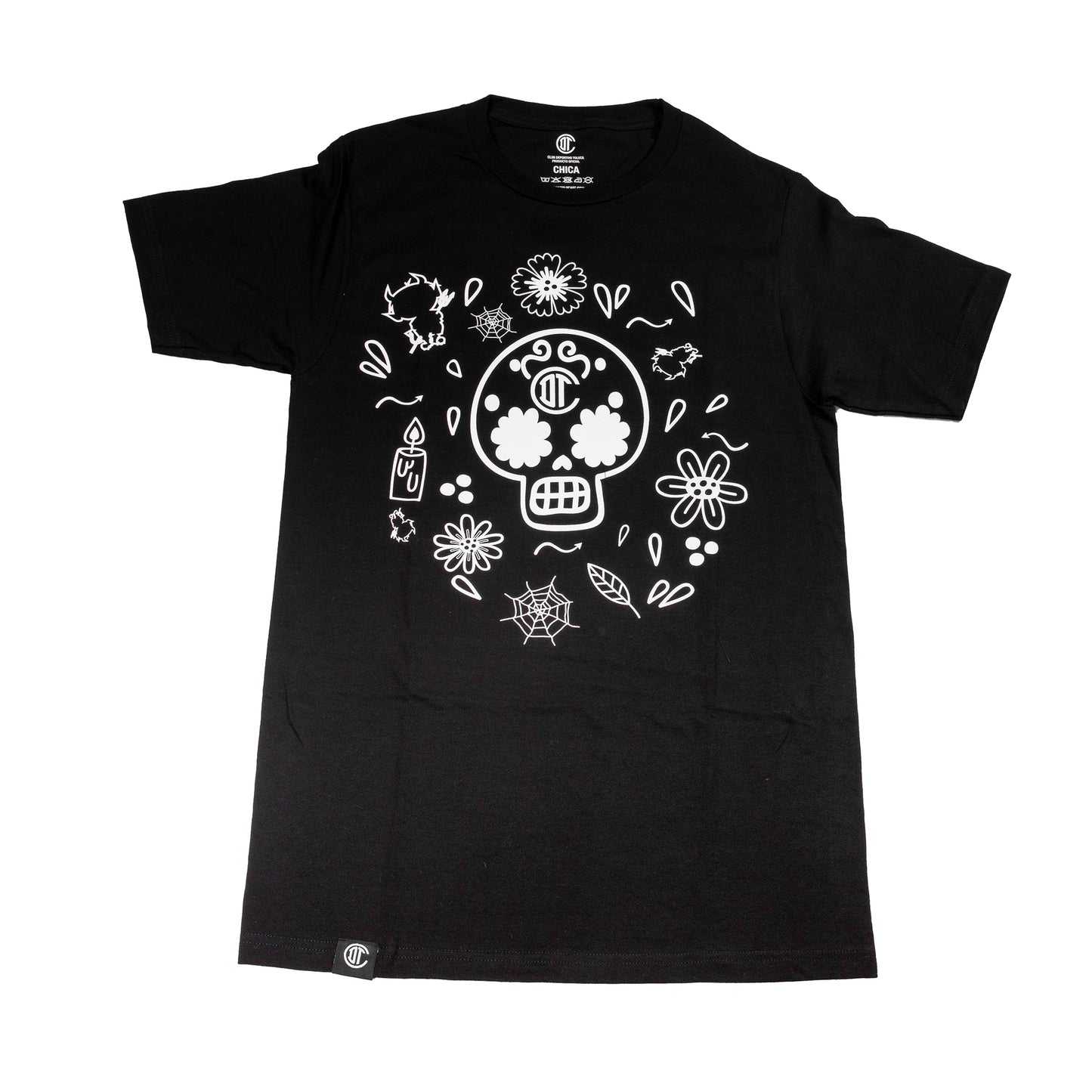 Playera Día de Muertos Negra - Hombre